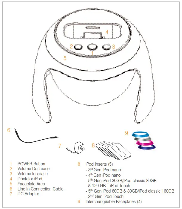 Homedics HMDX-S10 HMDX AUDIO Speaker