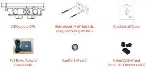 Cellferno LTE Outdoor CPE M600-Package