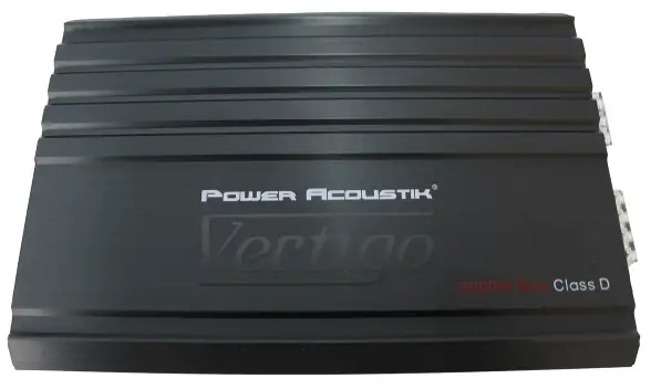 Power Acoustik Va1-4000d Vertigo Class D Monoblock Amplifier Instruction Manual