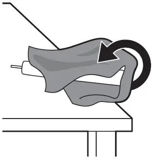 Removing the rechargeable battery
