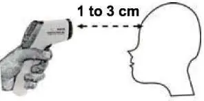 Wellhealth Noncontact Infrared Thermometer-temperature reading