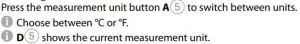 FIG 12 Setting the measurement unit