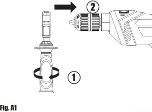 Wickes Hammer Drill 710W PDI710LD - fig1