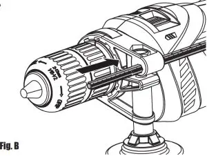 Wickes Hammer Drill 710W PDI710LD - figb