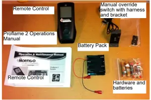 Contents of Proflame 2 Upgrade Kit