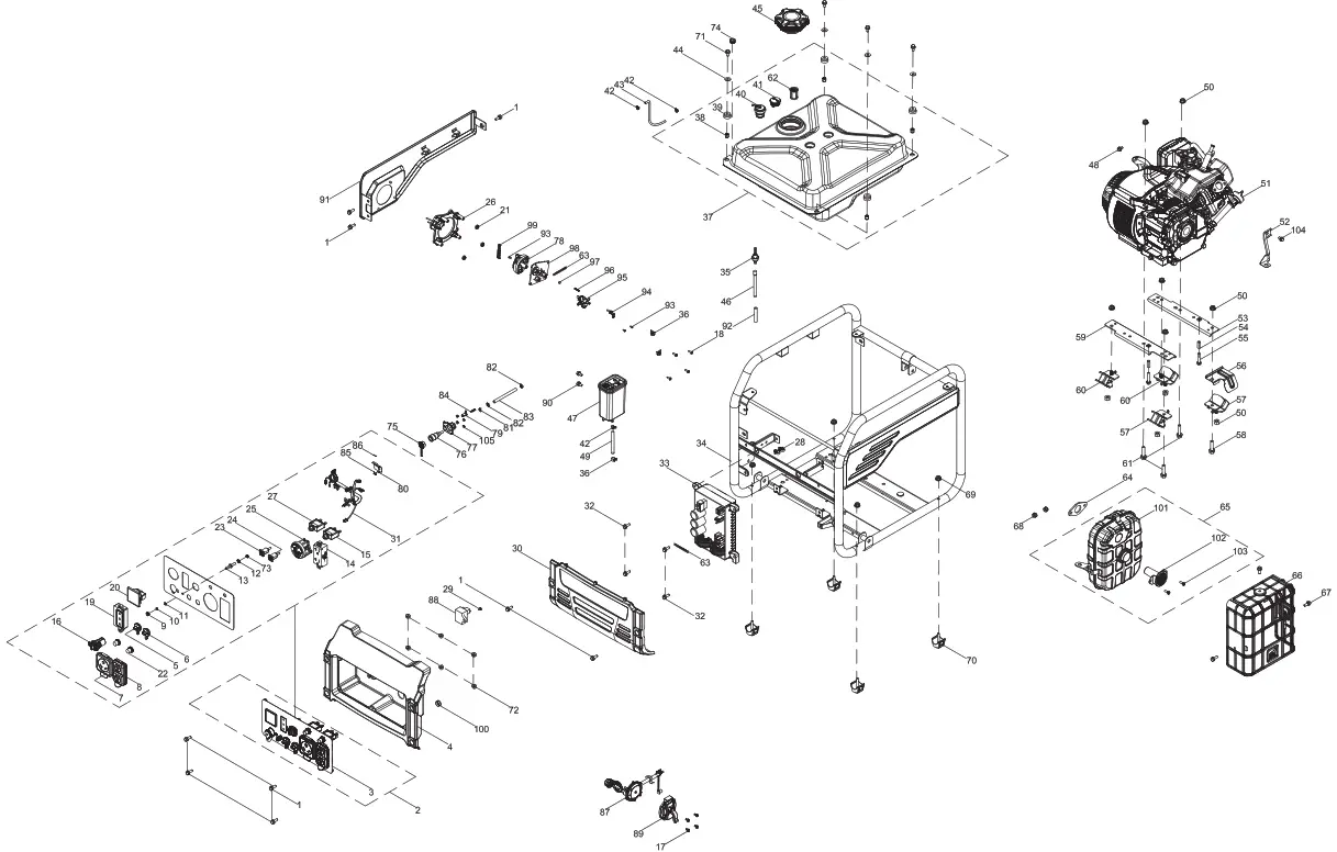 CHAMPION GLOBAL POWER EQUIPMENT - DIAGRAM