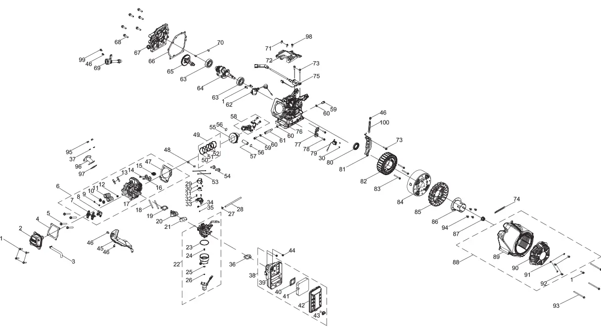 CHAMPION GLOBAL POWER EQUIPMENT - PARTS DIAGRAM