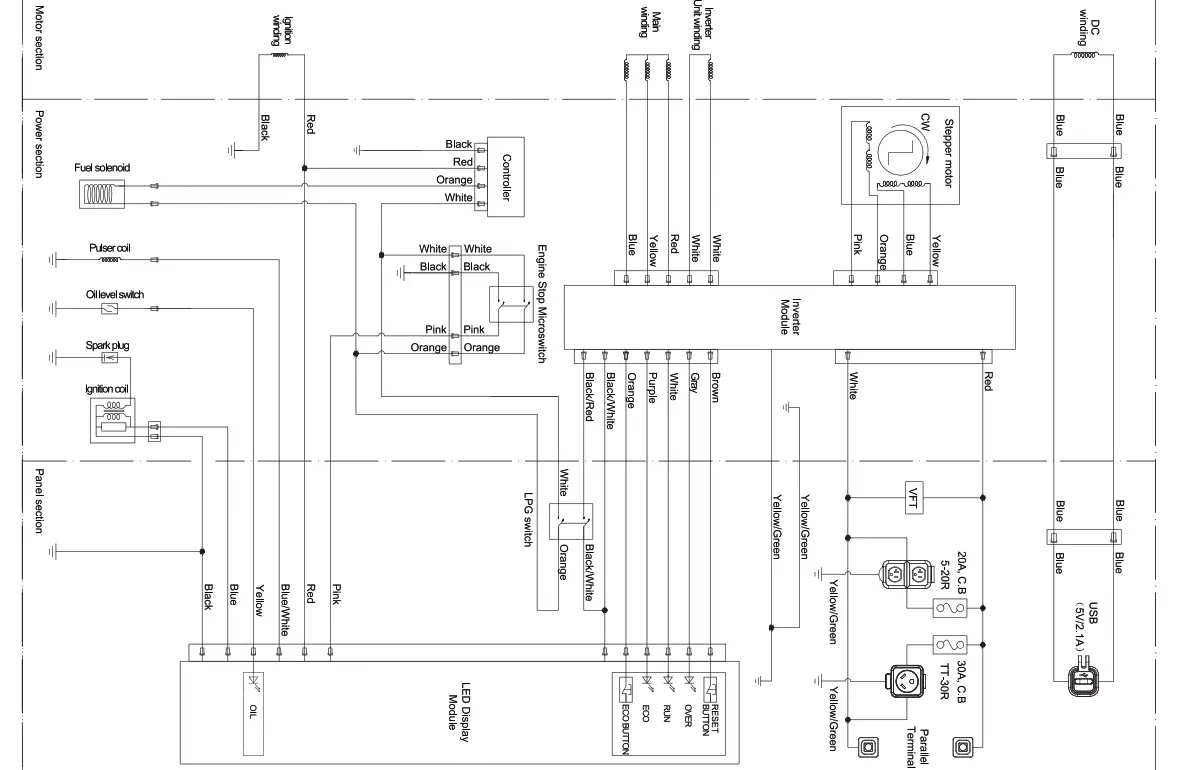 CHAMPION GLOBAL POWER EQUIPMENT - WIRING DIAGRAM