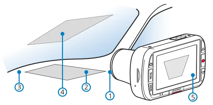NEXTBASE DEDCD2E3 Dash Camera Accessories - Adjusting