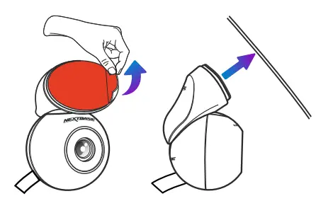 NEXTBASE DEDCD2E3 Dash Camera Accessories - Apply to Rear Window