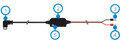 NEXTBASE DEDCD2E3 Dash Camera Accessories - Camera Power Cable