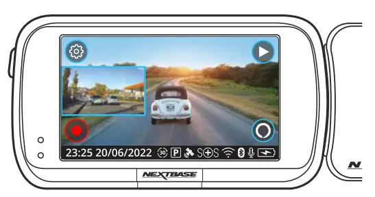 NEXTBASE DEDCD2E3 Dash Camera Accessories - Rear View Display 1