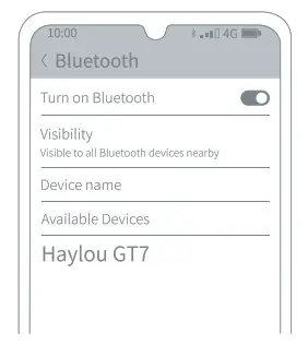 HAYLOU GT7 True Wireless Earbuds- Bluetooth and search