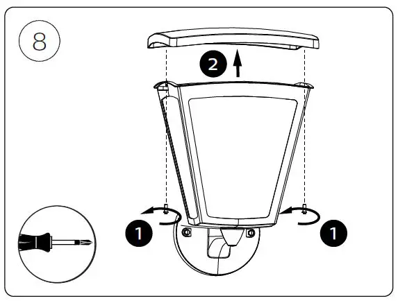 PHILIPS Inara hue Personal Wireless Outdoor Wall Lighting fig-13