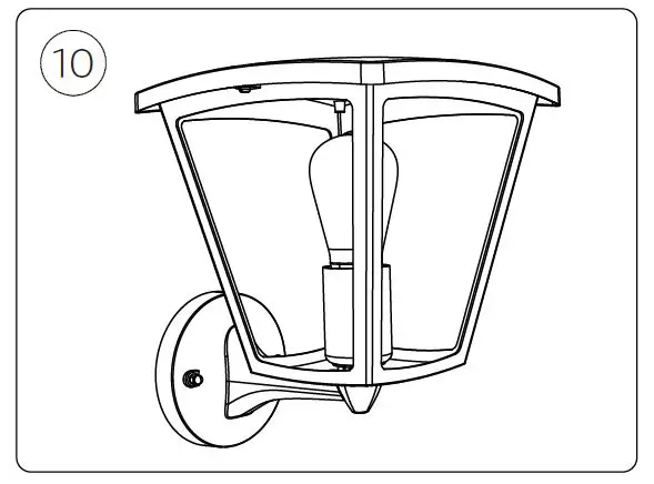 PHILIPS Inara hue Personal Wireless Outdoor Wall Lighting fig-14