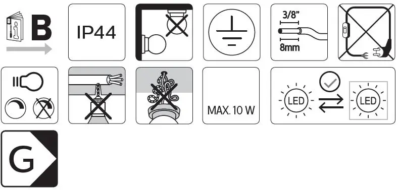 PHILIPS Inara hue Personal Wireless Outdoor Wall Lighting fig-2