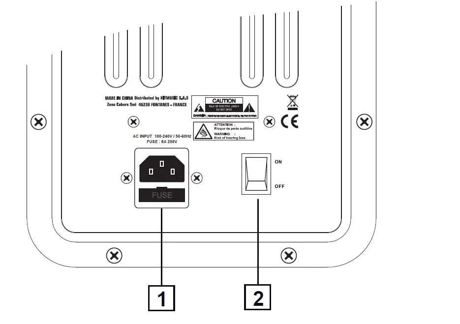 auDiopHony H11238 MOJO2000LIVE 12 Inch Active System with Mixer Reverb Bluetooth 5.0 TWS and DSP-5
