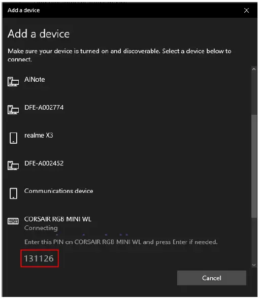 Corsair Memory T16U (RGP0120) Keyboard Fig8