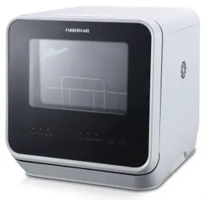 a toaster oven sitting on top of a microwave