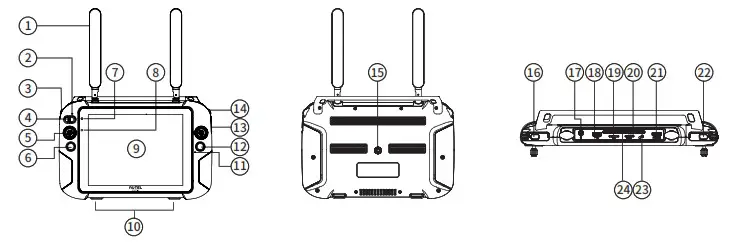 AUTEL WZ SSSJ GD Dragonfish Standard VTOL - Getting to know the portable ground station