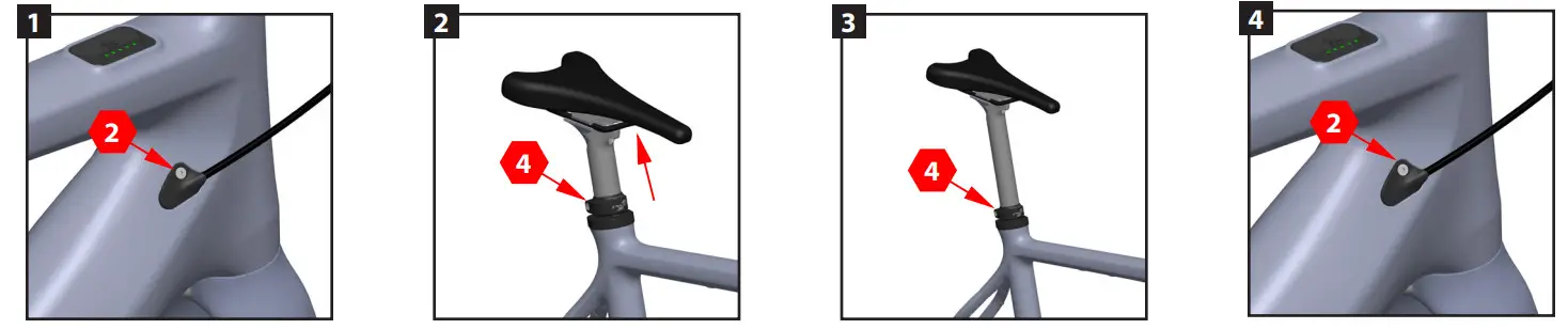 PIVOT CYCLES GRX Di2 E Vault E Bike - Saddle Height