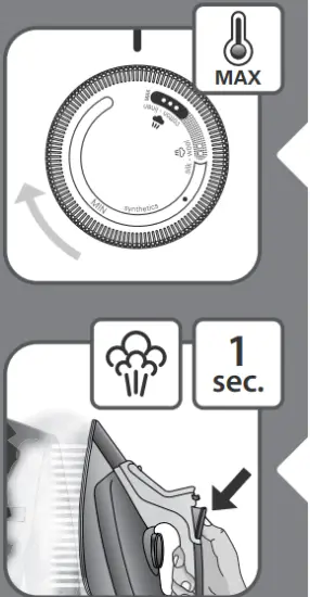 Rowenta DW53XX Focus Excel Steam Iron - fig 16