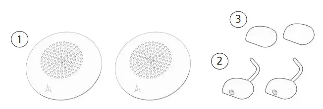 contacta STS K070 Window Intercom Speaker Pod System - Microphone Components