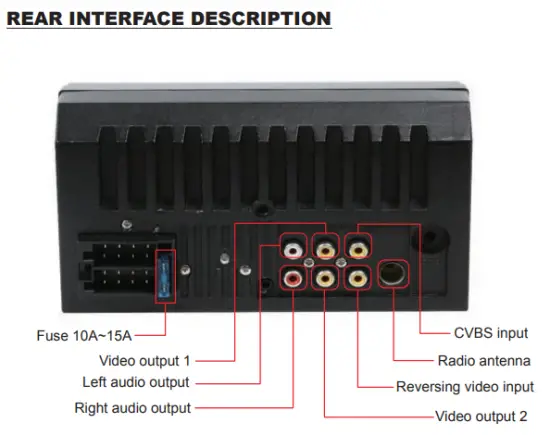HiEHA 7023B Upgraded 7 Inch Standard Car Stereo- fig2