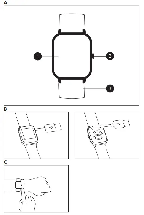 PROZIS UBIQ GPS Smartwatch - figure 1