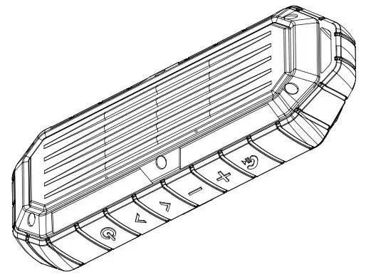iJOY DC 1467 Beach Bomb Wireless Speaker