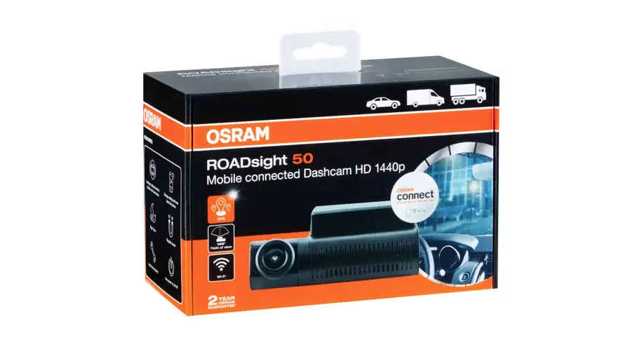 Osram Roadsight 50 Mobile Connected Dashcam Hd 1440p Instructions