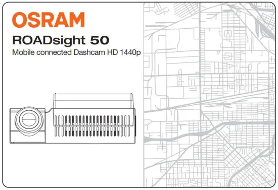 OSRAM ROADsight 50 Mobile connected Dashcam HD 1440p - fig