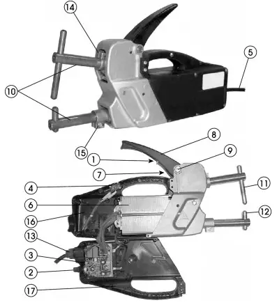 Clarke CSW6T Spot Welder 230v 13kw Mild Steel 2mm+2mm - SPARE PARTS