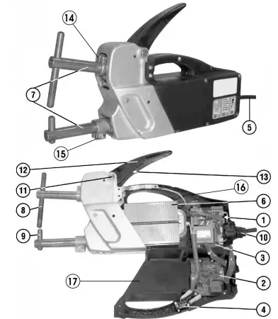 Clarke CSW6T Spot Welder 230v 13kw Mild Steel 2mm+2mm - fig 3