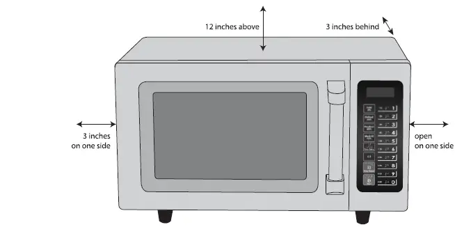 WARING-COMMERCIAL-WMO90 9-Cu. Ft.-Medium-Duty-Microwave-Oven-2
