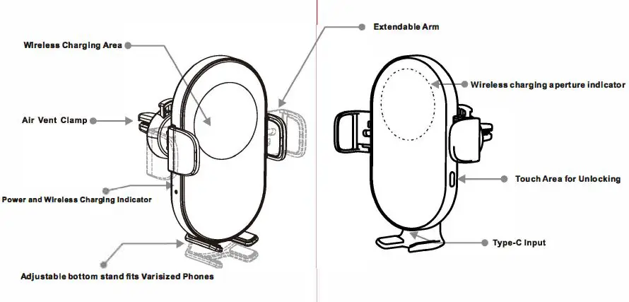 Shenzhen Esorun Technology SLIM Ultra-Thin Wireless Car Mount 2