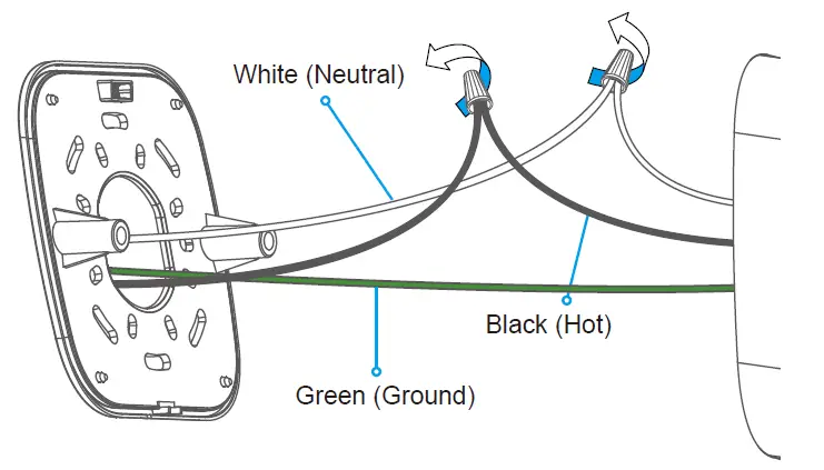 Connect the power wire