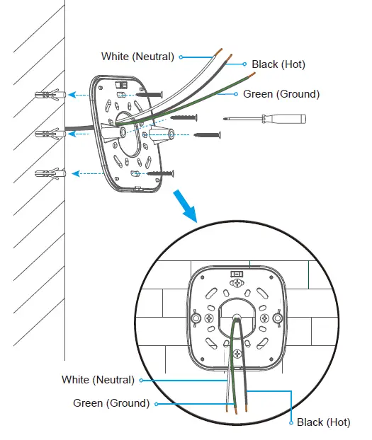 Fix the mounting bracket