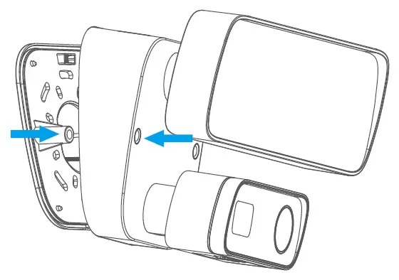 Install the floodlight camera