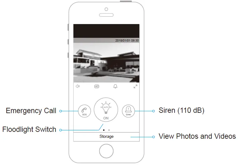 Live Video Viewing Interface