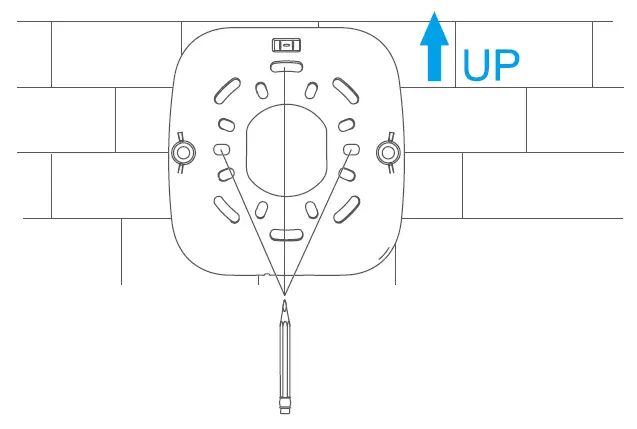 Mark the mounting location