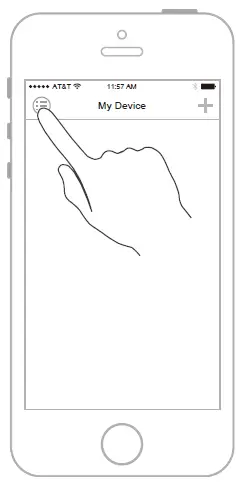 Open the app, then tap