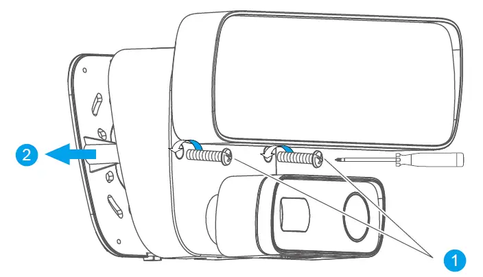 Remove the mounting bracket