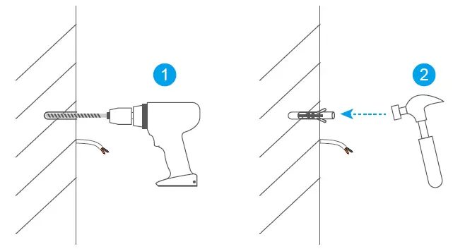 Select a proper place for drilling