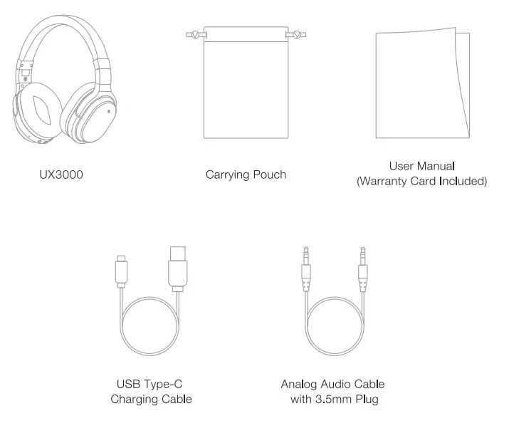 final UX3000 Wireless Overhead Headphones -