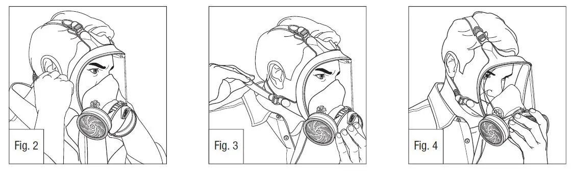 MOLDEX M9003L 9000 Series Face Respirator-fig2