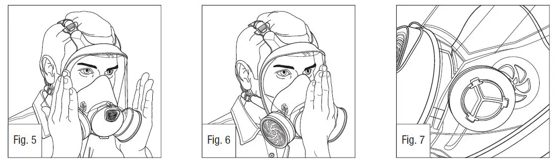 MOLDEX M9003L 9000 Series Face Respirator-fig3