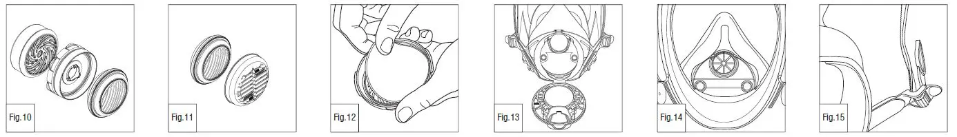 MOLDEX M9003L 9000 Series Face Respirator-fig5