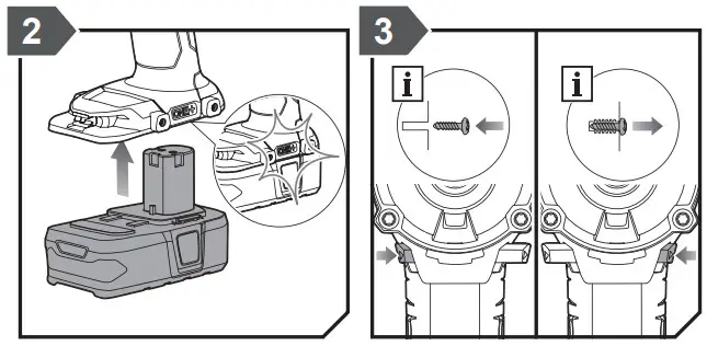 RYOBI R18ID3 18V Impact Driver - Parts 3