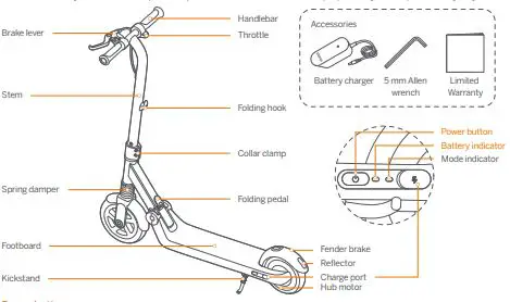 ninebot-E10-eKickScooter-ZING-Electric-Scooter-fig-2